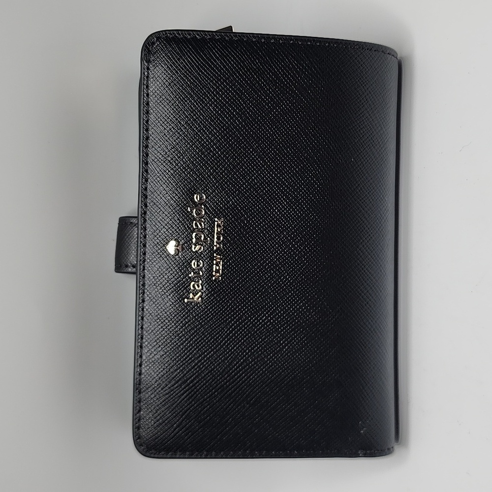 kate spade New York Madison Saffiano Leather Wallet Black KC580